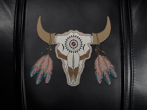 Curve Task Chair with Painted Skull Logo Panel