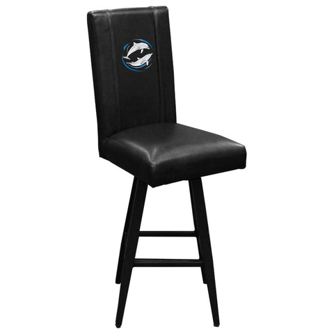 Swivel Bar Stool 2000 with Dolphin Swirl Logo Panel