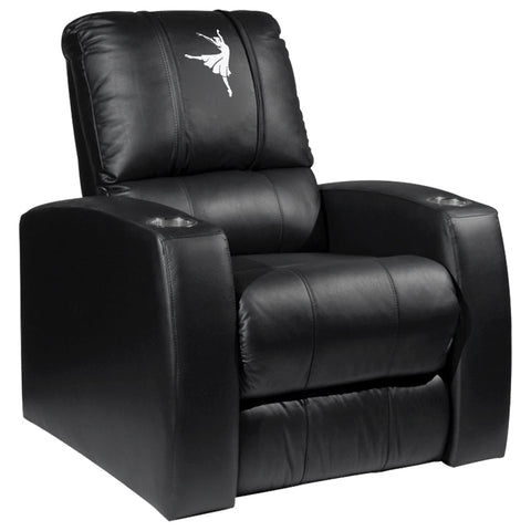 Relax Home Theater Recliner with Ballerina Logo Panel