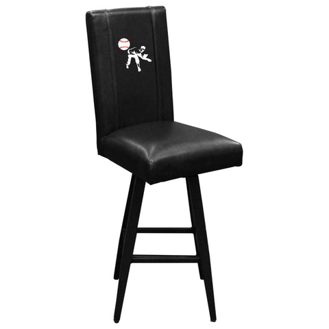 Swivel Bar Stool 2000 with Baseball Pitcher Logo Panel