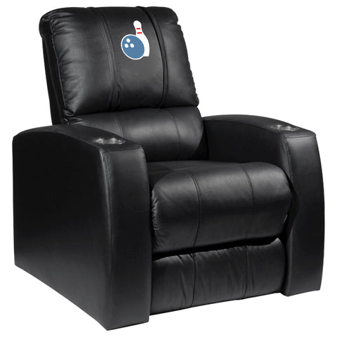 Relax Home Theater Recliner with Bowling Logo Panel