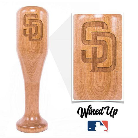 San Diego Padres "SD" Wined Up® | Baseball Bat Wine Mug MLB Teams - Wined Up Glass Dugout Mugs®   