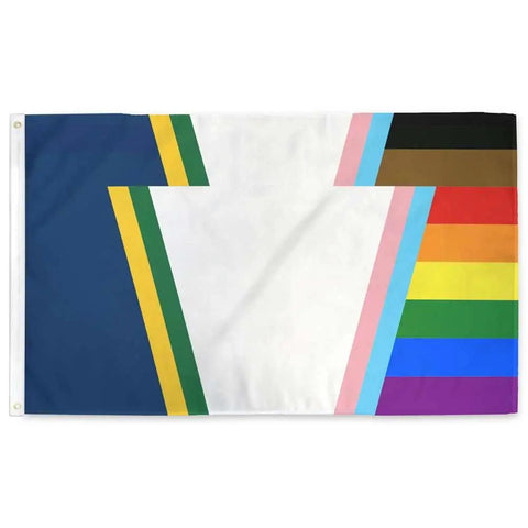 Rainbow Pennsylvania Keystone Flag Flag Flags For Good   