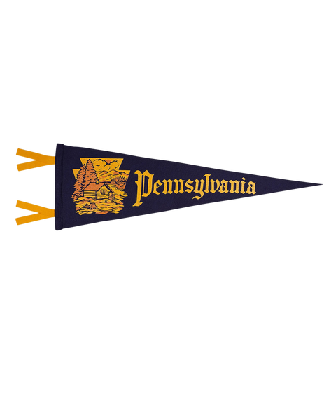 Pennsylvania Vintage Inspired Pennant Vintage Inspired Pennant Oxford Pennant   