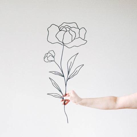 Peony Flower Wall Decor