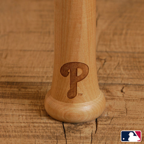 Philadelphia Phillies "P" Season Opener™ | Baseball Bat Handle Bottle Opener MLB Teams - Season Opener Dugout Mugs®   