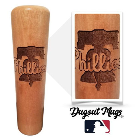 Philadelphia Phillies Dugout Mug® | Baseball Bat Mug MLB Teams - Dugout Mug Dugout Mugs®   