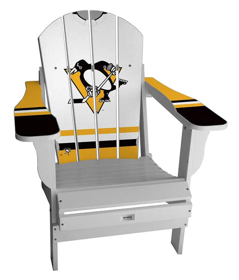 Pittsburgh Penguins® NHL Jersey Adirondack Chair NHL Jersey Chair mycustomsportschair White Away 