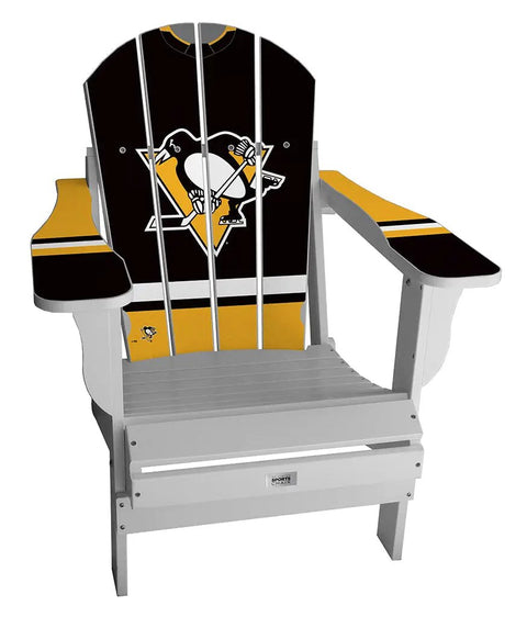Pittsburgh Penguins® NHL Jersey Adirondack Chair NHL Jersey Chair mycustomsportschair White Home 