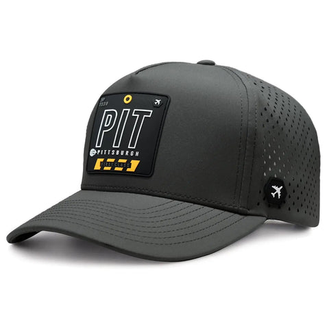 Pittsburgh Performance Cap from WRLD Tags  wrld tags Charcoal  