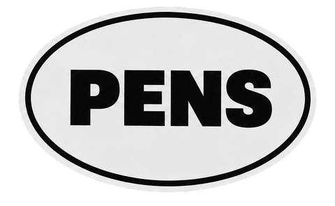 Pittsburgh Pride Oval Stickers – Local Pittsburghese Slang & Sports Decals