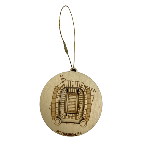 Pittsburgh, Pennsylvania Ornament Art (Heinz Field) | StadiumMapArt Ornament StadiumMapArt   