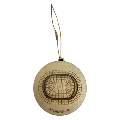 Pittsburgh, Pennsylvania Ornament Art (PPG Paints Arena) | StadiumMapArt Ornament StadiumMapArt   