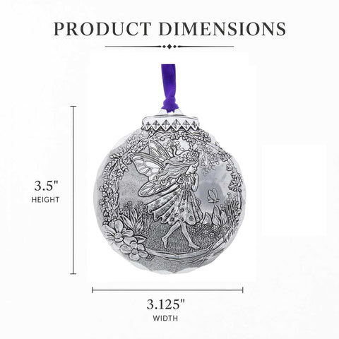 Fairy Ornament – Hand-Hammered Aluminum Holiday Ornament | Wendell August Forge
