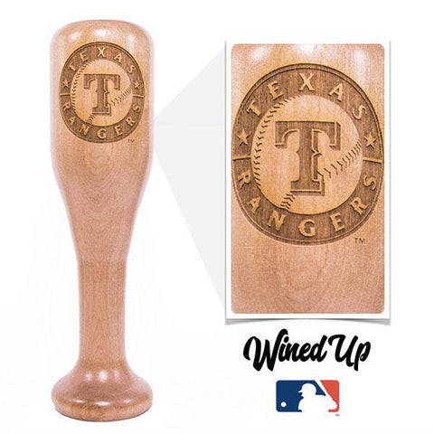 Texas Rangers Wined Up® | Baseball Bat Wine Mug MLB Teams - Wined Up Glass Dugout Mugs®   