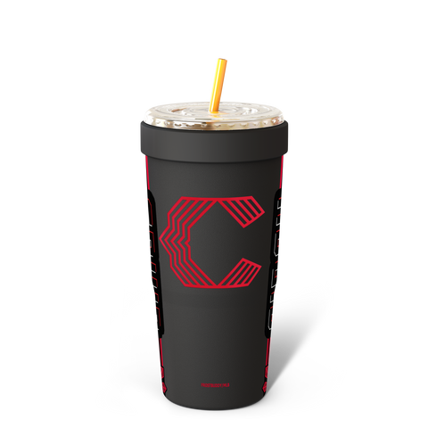 Universal Cup Insulator | Cincinnati Reds Drinkware Accessories - Stainless Steel Sleeve