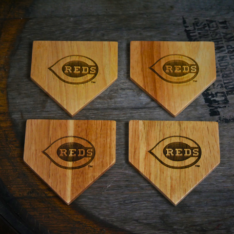 Cincinnati Reds Dugout Mug® Wood Coaster Coasters Dugout Mugs®