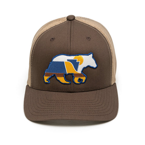 Pennsylvania Snapback Hat – The Moshannon Trucker Cap with Black Bear Patch