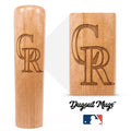 Colorado Rockies "CR" Dugout Mug® | Baseball Bat Mug MLB Teams - Dugout Mug Dugout Mugs®   