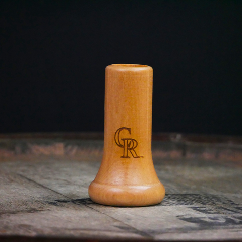 Colorado Rockies "CR" Knob Shot™ | Bat Handle Shot Glass MLB Teams - Knob Shot Glass Dugout Mugs®   