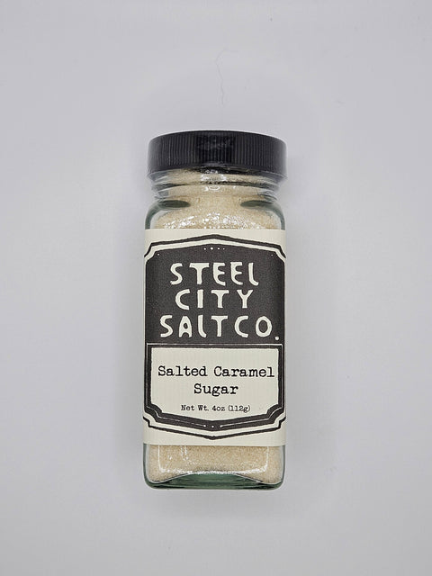 Salted Caramel Sugar - Steel City Salt Company Gourmet Baking Sugar Blend