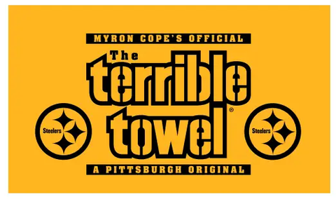 Pittsburgh Steelers Gold Rush Terrible Towel® Terrible Towel Little Earth Productions   