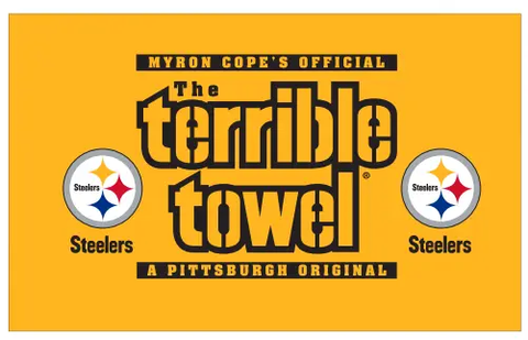 Pittsburgh Steelers Dual Logo Terrible Towel® Terrible Towel Little Earth Productions   