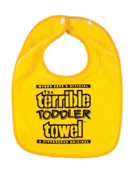 Pittsburgh Steelers Terrible Toddler Bib Bib Little Earth Productions   