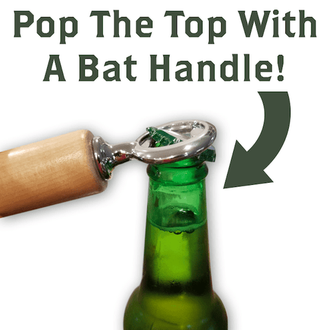 Oakland Athletics "A's" Season Opener™ | Baseball Bat Handle Bottle Opener MLB Teams - Season Opener Dugout Mugs®   