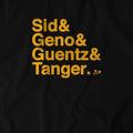 Pittsburgh Penguins Sid & Geno & Guentz & Tanger NHL BreakingT   