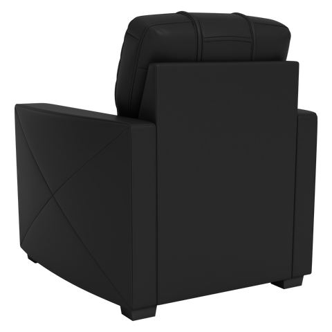 Silver Club Chair with Barrel Rider Logo