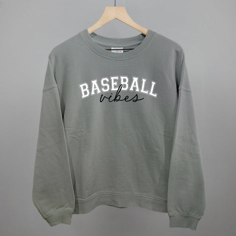 Baseball Vibes Script – Unisex Baseball Shirt With Script Font Design