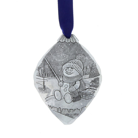 Frosty Fisherman Ornament