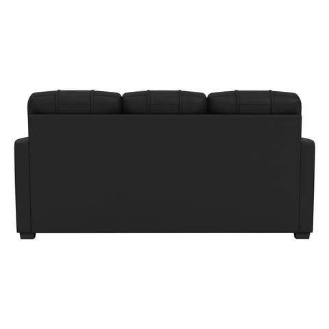 Silver Sofa with  Pittsburgh Steelers Helmet Logo Sofa Zipchair   