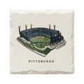 Pittsburgh PNC Park Ceramic Drink Coaster Coasters The Doodle Line   