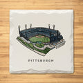 Pittsburgh Sports Variety Pack - Ceramic Drink Coasters - 4 Pack Coasters The Doodle Line   