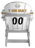 Pittsburgh Steelers NFL Jersey Adirondack Chair NFL Jersey Chair mycustomsportschair   