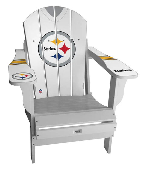 Pittsburgh Steelers NFL Jersey Adirondack Chair NFL Jersey Chair mycustomsportschair White Away 