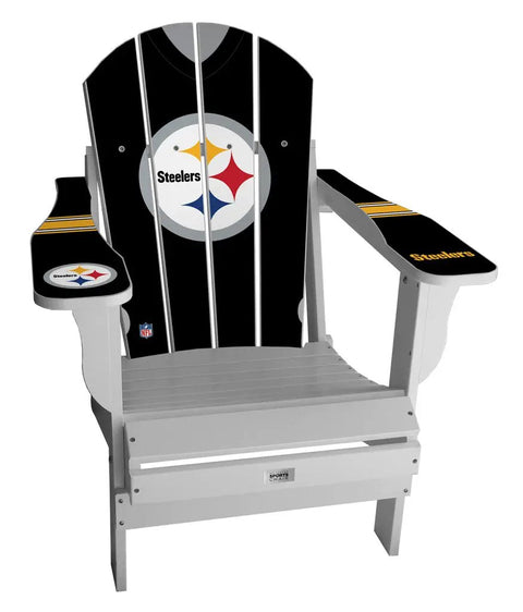 Pittsburgh Steelers NFL Jersey Adirondack Chair NFL Jersey Chair mycustomsportschair White Home 