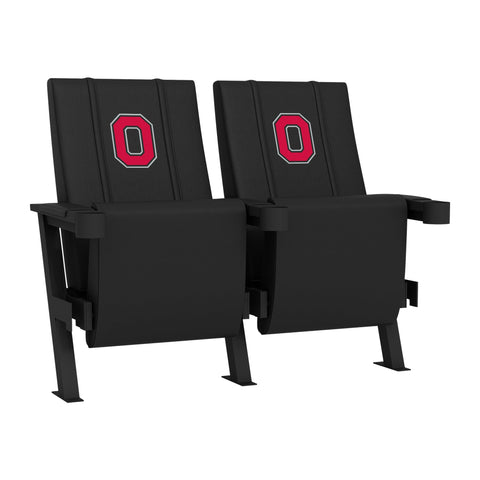 SuiteMax 3.5 VIP Seats with Ohio State Buckeyes Block O Logo Collegiate Furniture Zipchair   