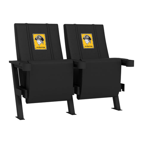 SuiteMax 3.5 VIP Seats with Pittsburgh Pirates Cooperstown Logo MLB Furniture Zipchair   