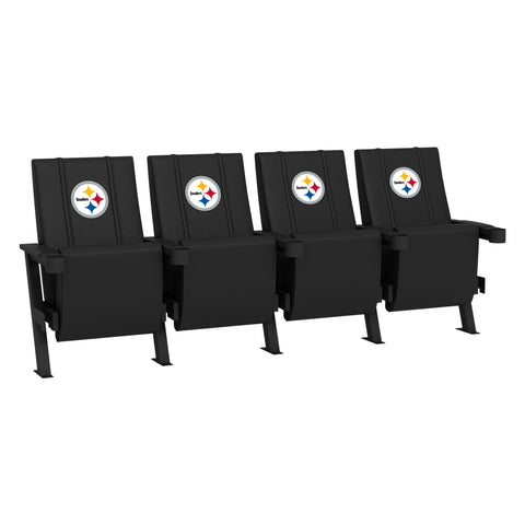 SuiteMax 3.5 VIP Seats with Pittsburgh Steelers Primary Logo NFL Furniture Zipchair   