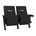 SuiteMax 3.5 VIP Seats with Pittsburgh Steelers Secondary Logo NFL Furniture Zipchair   