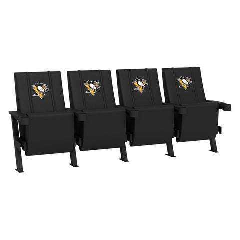 SuiteMax 3.5 VIP Seats with Pittsburgh Penguins Logo NHL Furniture Zipchair   