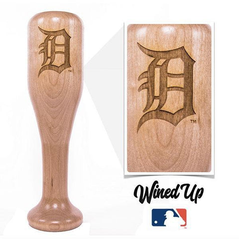 Detroit Tigers "D" Wined Up® | Baseball Bat Wine Mug MLB Teams - Wined Up Glass Dugout Mugs®   