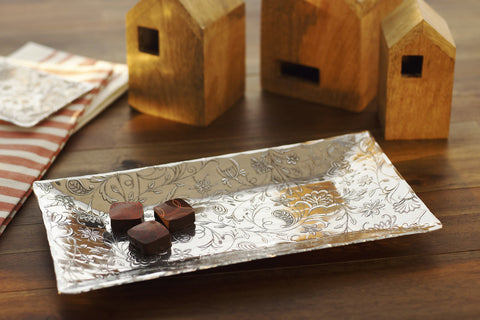 Small Horizon Server | Wendell August Forge Handcrafted Serving Tray with High Shine Finish