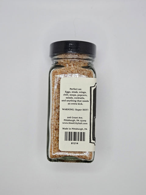 Trinidad Scorpion Salt - Fiery Salt Blend | Artisan Spicy Seasoning Salt by Steel City Salt