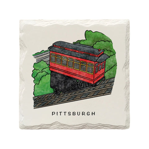 Pittsburgh Iconic Legendary Series Variety Pack - Ceramic Drink Coasters - 12 Pack Coasters The Doodle Line