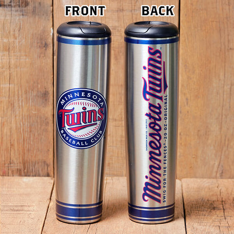 Minnesota Twins Metal Dugout Mug | Stainless Steel Baseball Bat Mug MLB Teams - Metal Dugout Mug Dugout Mugs®   