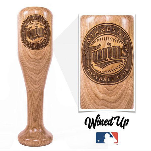 Minnesota Twins Wined Up® | Baseball Bat Wine Mug MLB Teams - Wined Up Glass Dugout Mugs®   